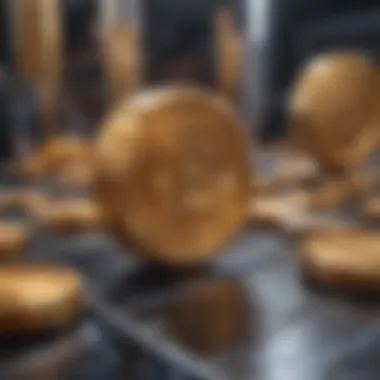 Icons symbolizing various industries impacted by blockchain