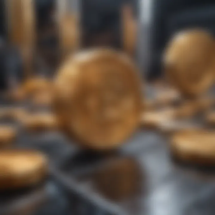 Icons symbolizing various industries impacted by blockchain