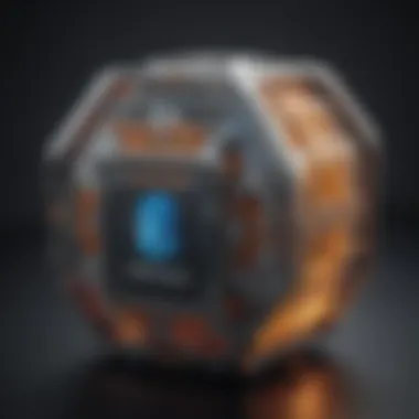 A visual diagram illustrating blockchain structure