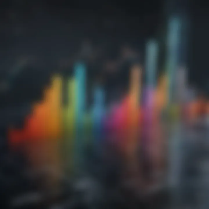 Abstract Analysis of Stock Charts Abstract analysis of stock charts