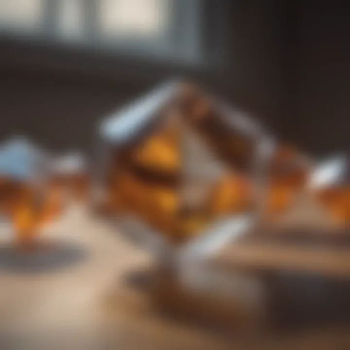 Abstract geometric shapes representing the benefits of staking Ether