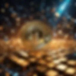 Abstract representation of blockchain technology