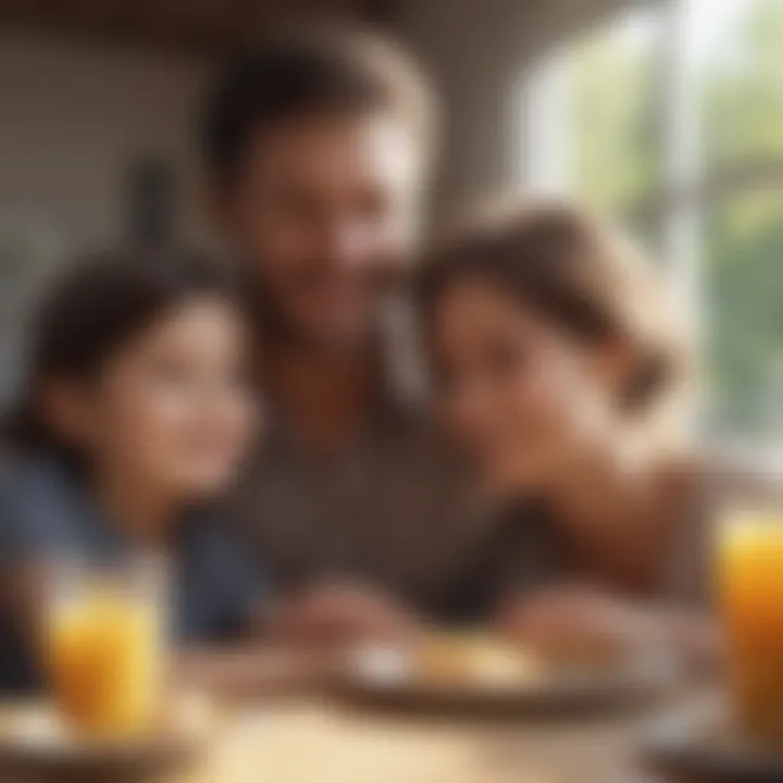 Families enjoying time together