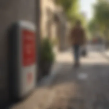 Accessibility of AEDs in Public Spaces A person using AED in a public setting