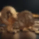 Abstract representation of Agix crypto price fluctuations