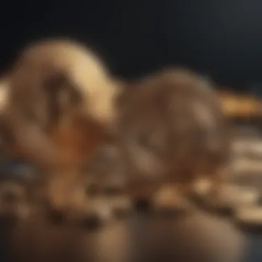 Abstract representation of Agix crypto price fluctuations