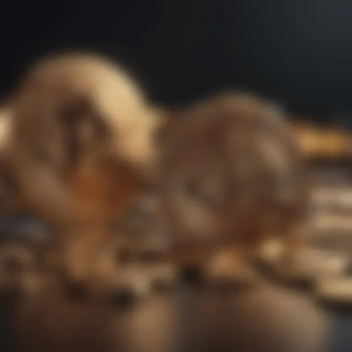 Abstract representation of Agix crypto price fluctuations