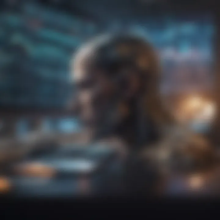 AI analyzing stock market data