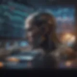 AI Analyzing Stock Market Data AI analyzing stock market data