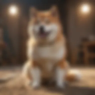 Structured Obedience Training for Akita Inu Akita Inu engaging in structured obedience training