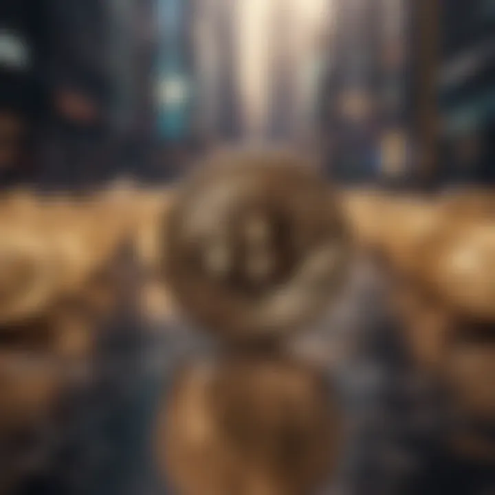 Intricate Visualization of Alpha Cryptocurrency Price Volatility