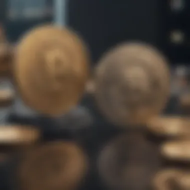 Creative visualization of alt coin swap complexities and solutions