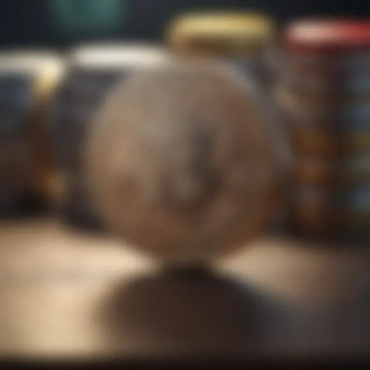 Illustration depicting portfolio diversification in digital assets