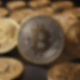 A visual representation of electronic currency symbols