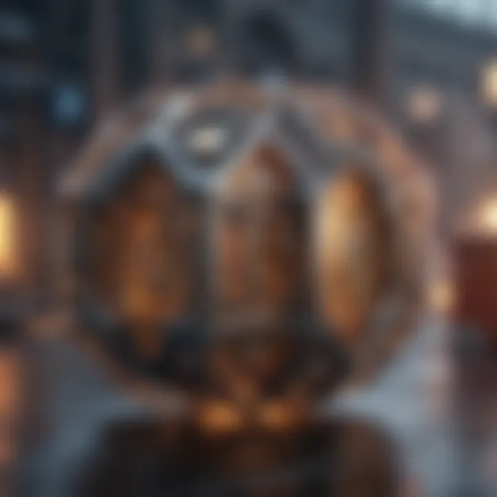 Decentralized Blockchain Architecture An illustrative representation of blockchain architecture showcasing decentralization