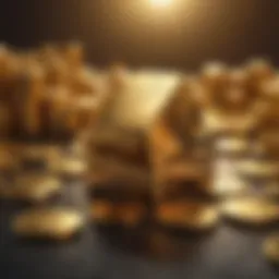 Graph depicting gold price fluctuations