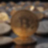 Chart depicting crypto coin price trends over the past year