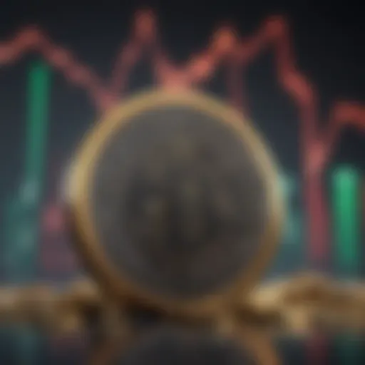 Visual Representation of Market Volatility Financial Market Volatility Concept