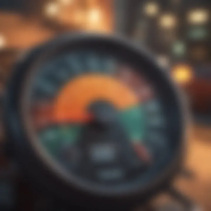Market analysis chart displaying factors influencing gas prices