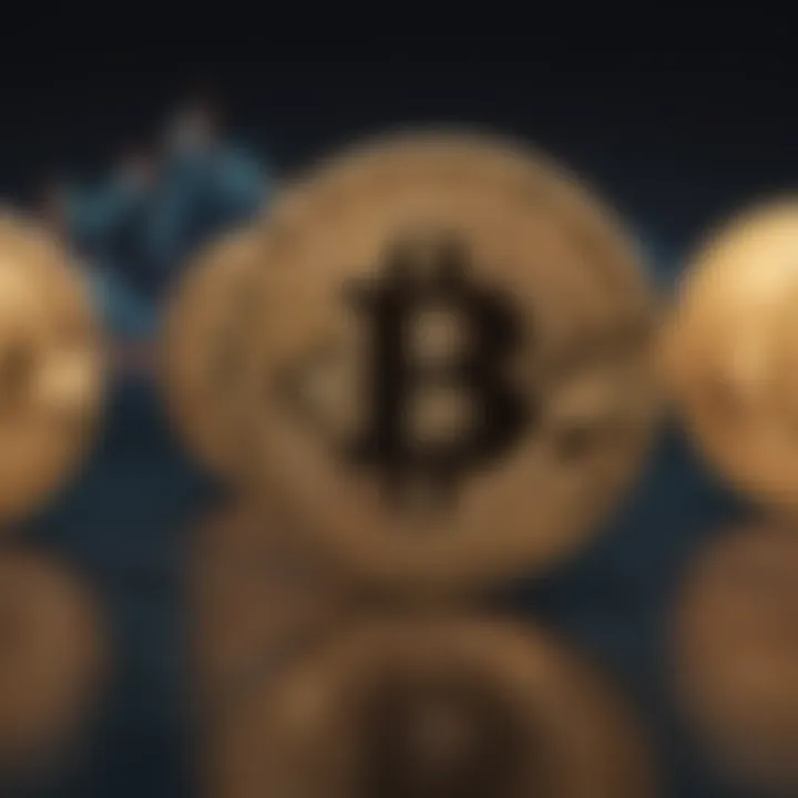 Cryptocurrency Price Surge Trends Graph depicting the rise of cryptocurrency prices over time