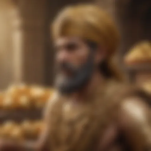 Illustration depicting ancient Mesopotamian gold trade