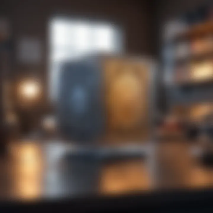 Visual representation of blockchain technology ensuring NFT ownership on Art Blocks