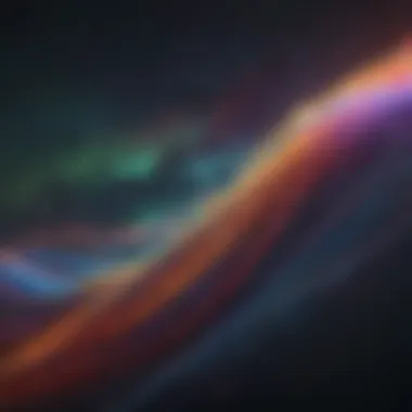 Majestic aurora weaving across horizons