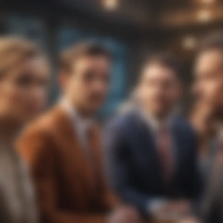 Diverse group of investors discussing Australian ETF trends