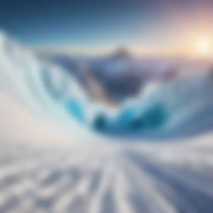 Artistic interpretation of Avalanche NFTs shaping the art market