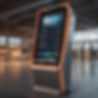 Avia Kiss and Fly concept digital check-in kiosk