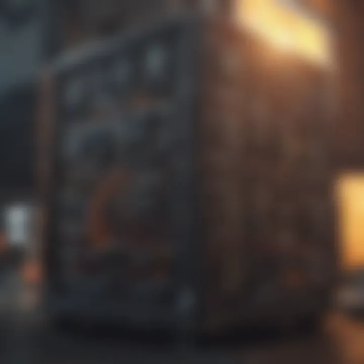 AWS Kafka Cluster Communication Visualization Illustration showcasing AWS Kafka cluster communication