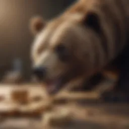 Visual representation of bear market trends