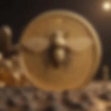 Market Trends Graph Showing Bee Crypto Coin Growth