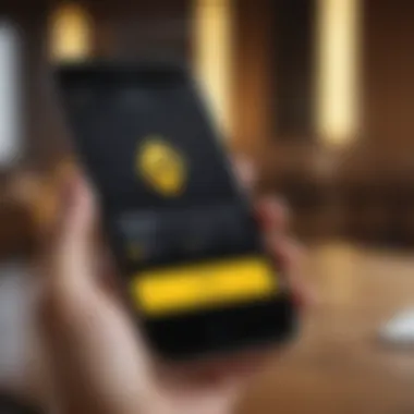 Convenient Mobile Access Binance mobile app interface