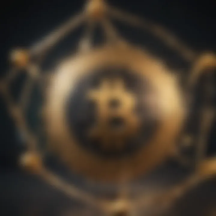 Interconnectedness in the Cryptocurrency Market Abstract representation of a complex network