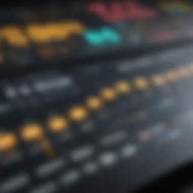 Analyzing the Impact of Ticker Symbols Illustration showcasing data analysis and interpretation