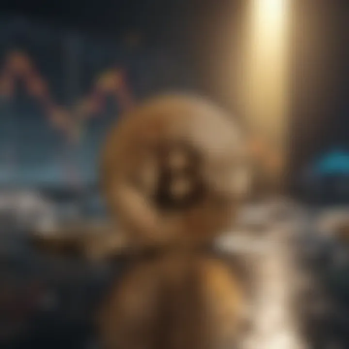 Navigating Cryptocurrency Market Volatility Visual representation of market dynamics and fluctuations