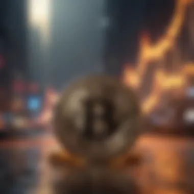 Graphic depicting Bitcoin market fluctuations