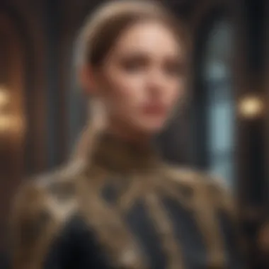 Innovative Digital Elegance Blockchain Fashion Showcase