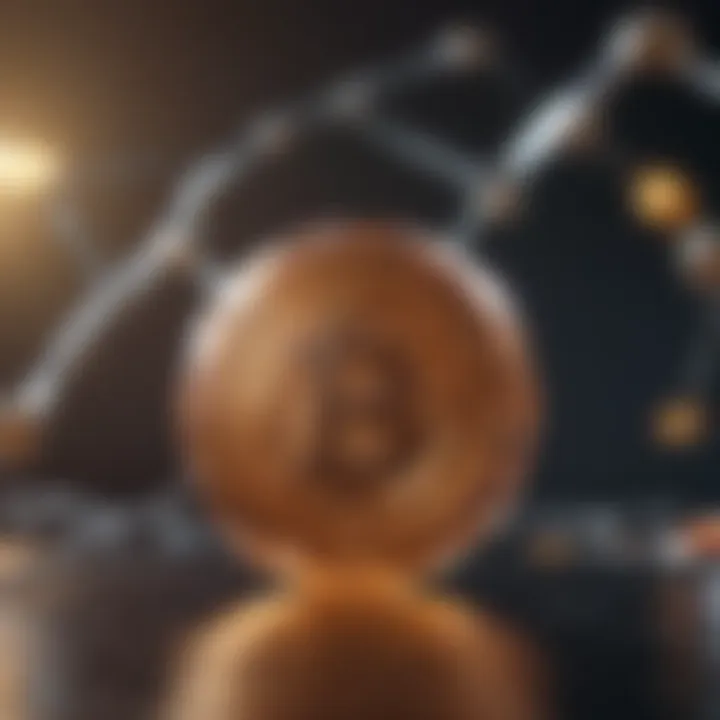 Blockchain Technology Network Illustration