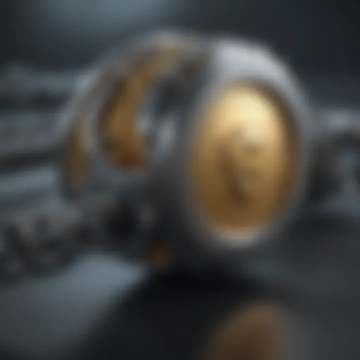 Blockchain security mechanisms illustration