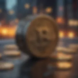 Blockchain technology symbolizing digital currency security