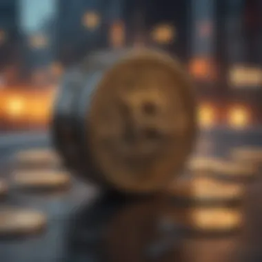 Blockchain technology symbolizing digital currency security