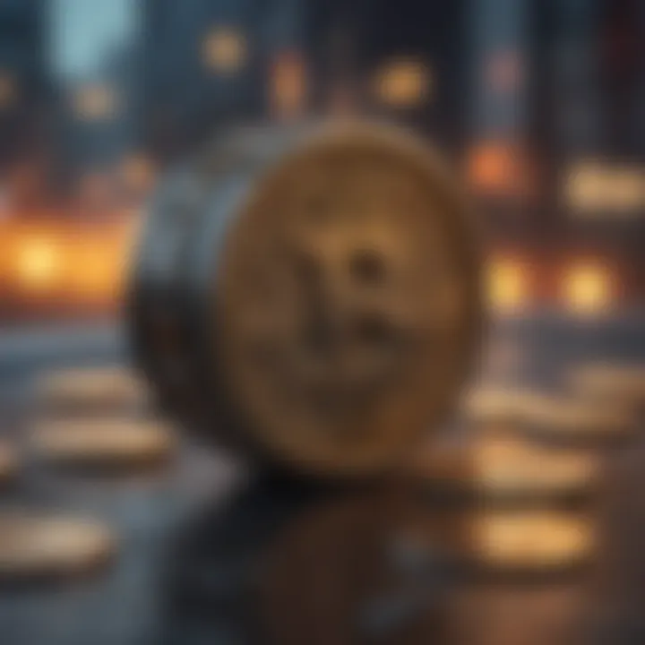 Blockchain technology symbolizing digital currency security