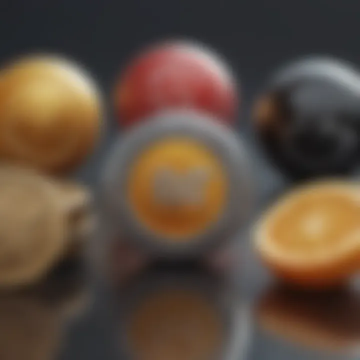 Brand identity evolution illustration