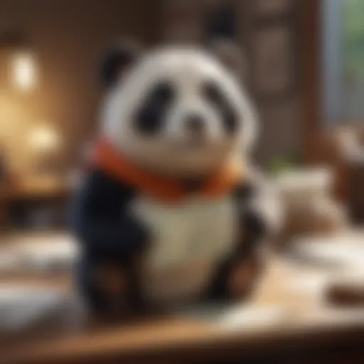 User interface of the Cash Panda loan application showcasing its features