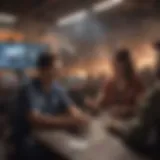 A vibrant community of gamers engaged in an online forum discussing CCP games.