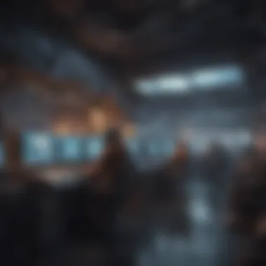 A futuristic gaming landscape showcasing technological advancements in CCP games.