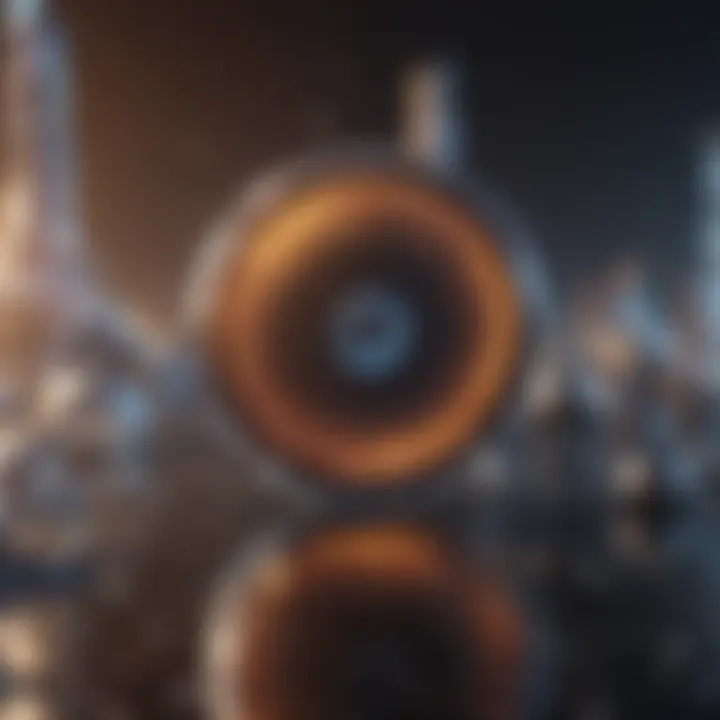Abstract representation of Celsius Network features and benefits