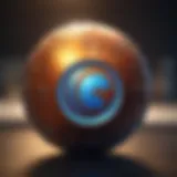 Creative visualization of Reddit logo with futuristic design elements